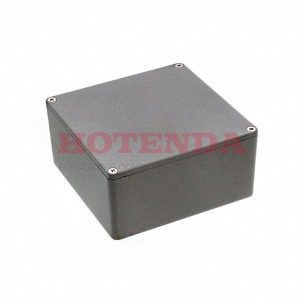 1590UGY - Enclosures, Boxes, &amp; Cases ALUM 4.72LX4.72W UNF