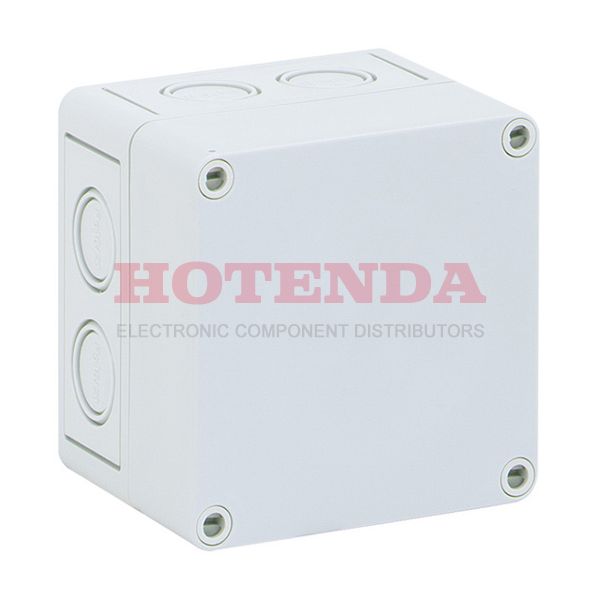 127-904 - Junction Box:Wallmount;Polycarbonate;Gray;4.33x4.33x3.54 In;IP66;NEMA4X;TKSeries