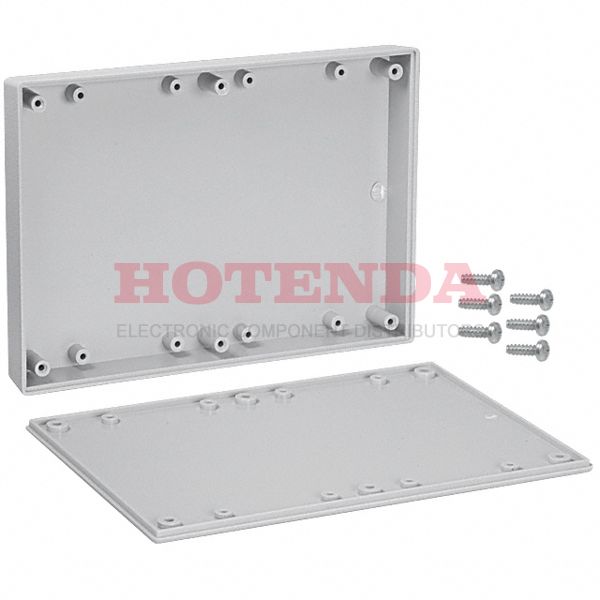 071I,GY - BOX ABS GRAY 6.88"L X 4.88"W