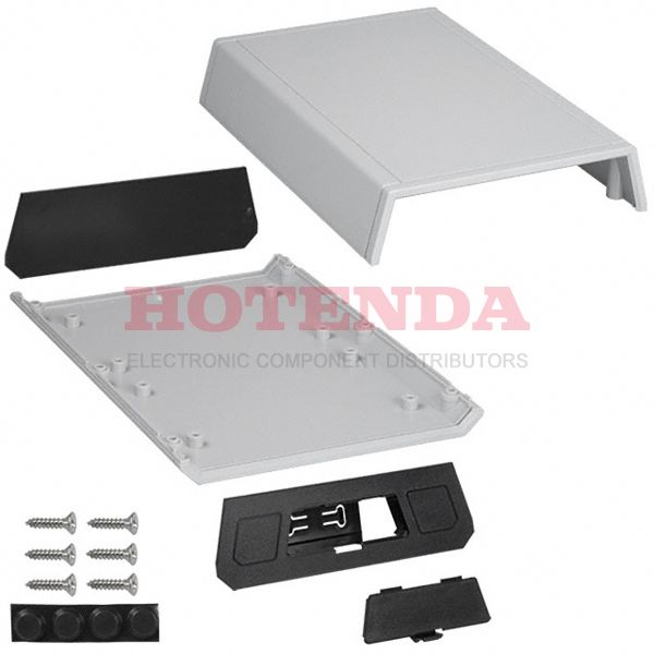 A429V,GY - BOX ABS GRAY 7.12"L X 5"W