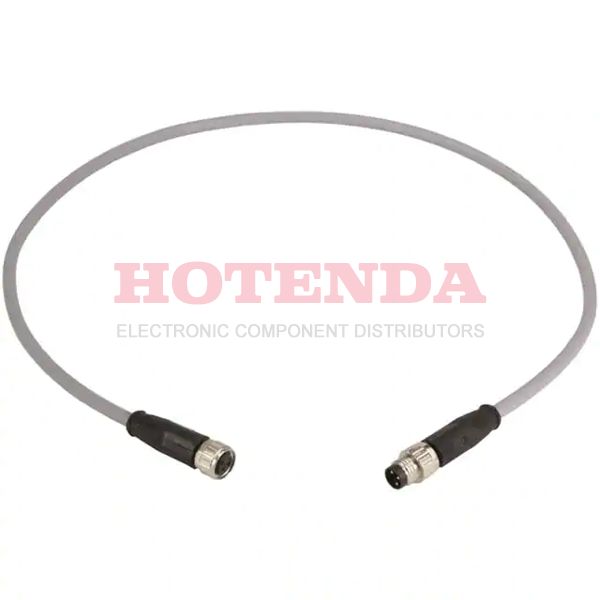 21348081380010 - Sensor Cables / Actuator Cables M8 3PIN M/F STRT DOUBLE END 1.0M PVC