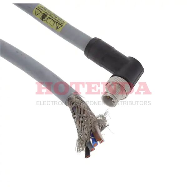 1424599 - CBL 5POS RA MALE-WIRE 5M