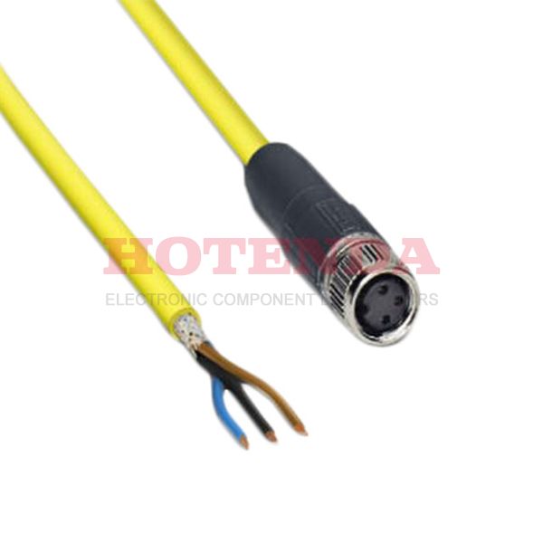 1406063 - Sensor Cables / Actuator Cables SAC-3P- 2.0-542/M8 FS SH BK