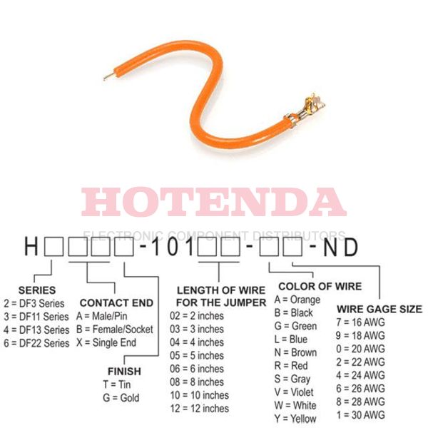 H4BXT-10104-A1 - H4BXT-10104-A1 datasheet pdf and Jumper Wires, Pre-Crimped Leads product details from Hirose Electric Co Ltd stock available on our website