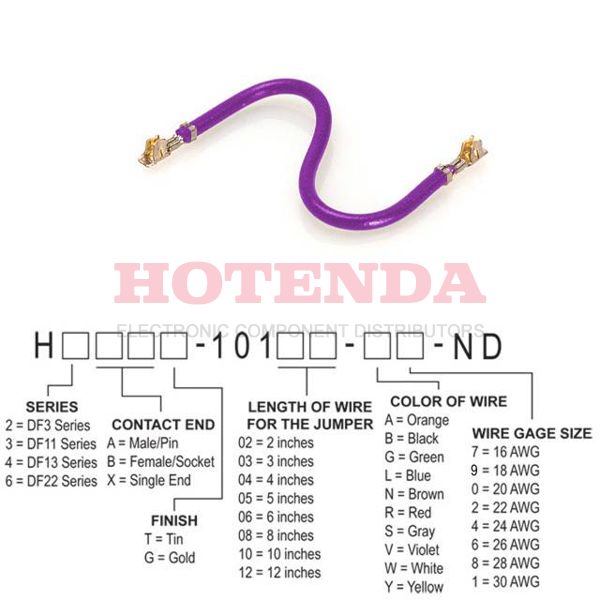 H5BBT-10108-V9 - H5BBT-10108-V9 datasheet pdf and Jumper Wires, Pre-Crimped Leads product details from Hirose Electric Co Ltd stock available on our website