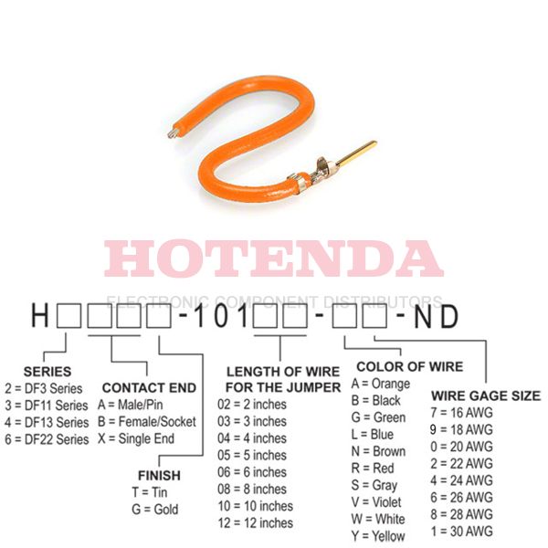 H3AXG-10112-A4 - H3AXG-10112-A4 datasheet pdf and Jumper Wires, Pre-Crimped Leads product details from Hirose Electric Co Ltd stock available on our website
