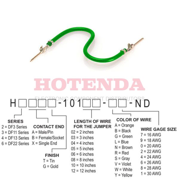 H3AAT-10106-G8 - JUMPER-H1506TR/A3048G/H1506TR 6"