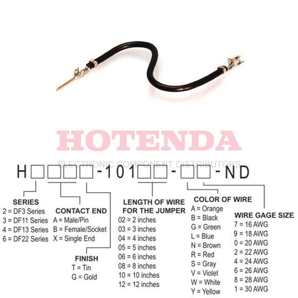 H3ABT-10102-B8 - H3ABT-10102-B8 datasheet pdf and Jumper Wires, Pre-Crimped Leads product details from Hirose Electric Co Ltd stock available on our website