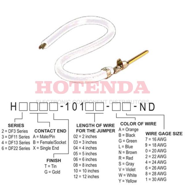 H3AXG-10103-W4 - JUMPER-H1507TR/A2015W/X 3"