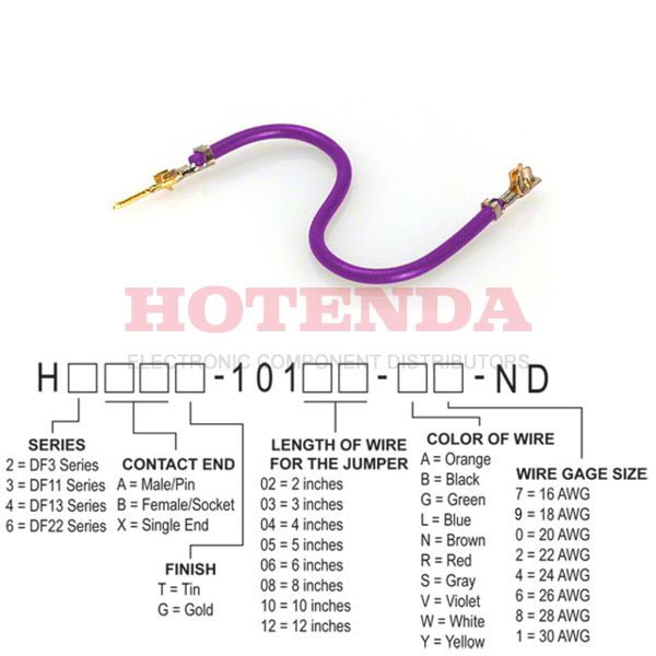 H2ABG-10110-V8 - H2ABG-10110-V8 datasheet pdf and Jumper Wires, Pre-Crimped Leads product details from Hirose Electric Co Ltd stock available on our website