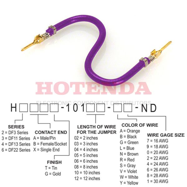 H2AAG-10102-V4 - H2AAG-10102-V4 datasheet pdf and Jumper Wires, Pre-Crimped Leads product details from Hirose Electric Co Ltd stock available on our website