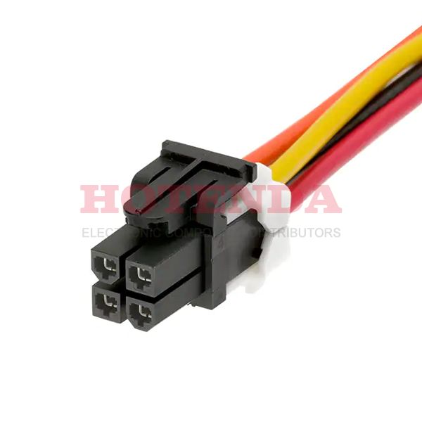 0451350403 - MINIFIT 4 CIRCUIT 300MM CABLE AS