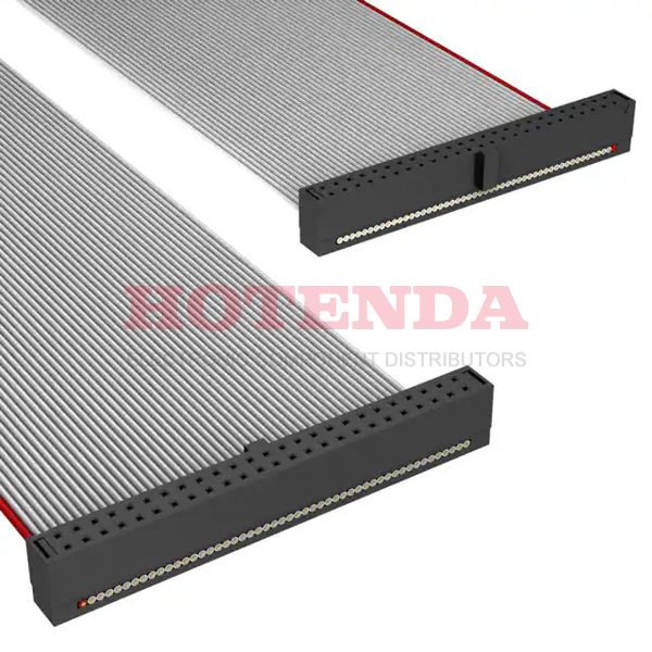 TCSD-25-D-02.00-01-N - CABLE ASSEM 2MM 50POS F-F 2"