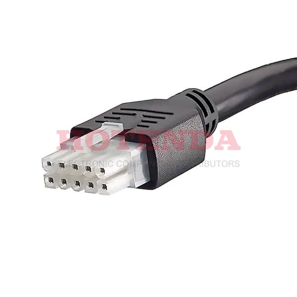 2451351010 - MINIFIT JR 10 CIRCUIT BLACK 1M