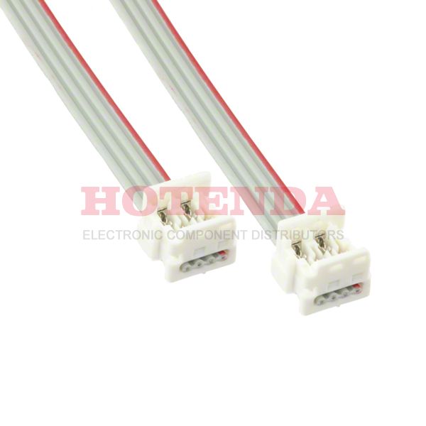 0923150410 - Cable Assembly Flat Ribbon 0.1m 28AWG Picoflex to Picoflex 4 to 4 POS F-F IDT Picoflex® Bag