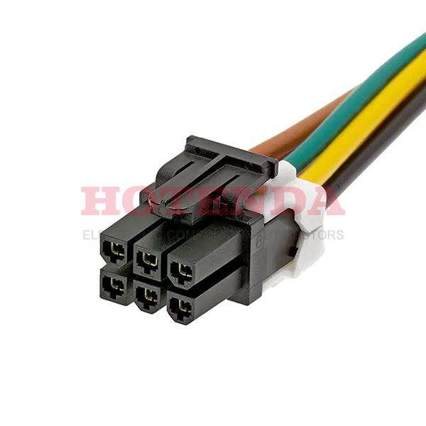 0451350610 - MINIFIT 6 CIRCUIT 1M CABLE ASSEM