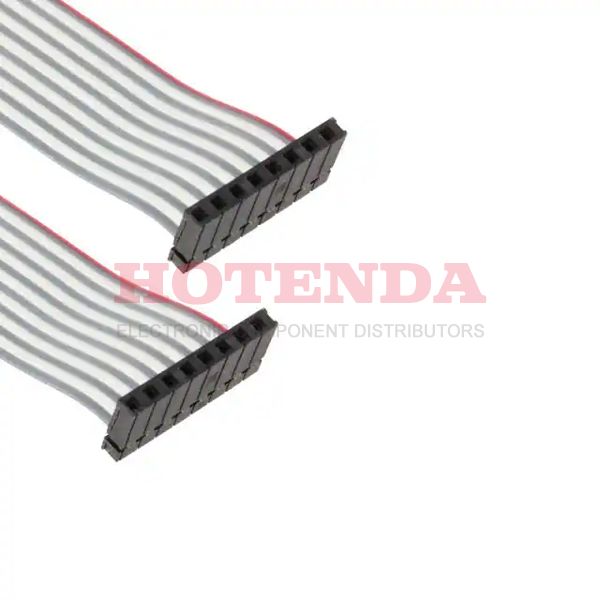 IDSS-08-D-05.00-G - Cable Assembly Flat Ribbon 0.127m 28AWG 8 POS IDC Connector to 8 POS IDC Connector SKT-SKT IDT-IDT Bulk