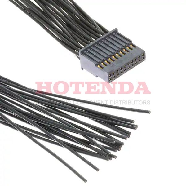 SFSD-10-28-G-06.00-S - Cable Assembly Discrete Wire 0.152m 28AWG 20 POS Discrete Wire Housing SKT Crimp Bulk
