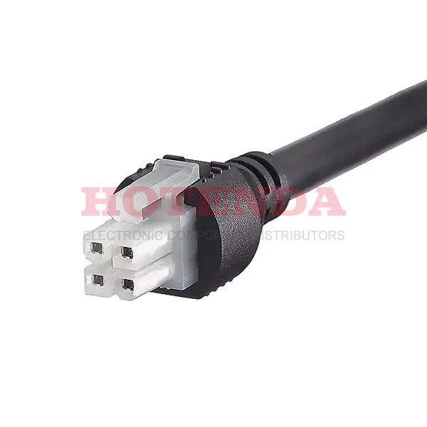 2451350410 - MINIFIT JR 4 CIRCUIT BLACK 1M