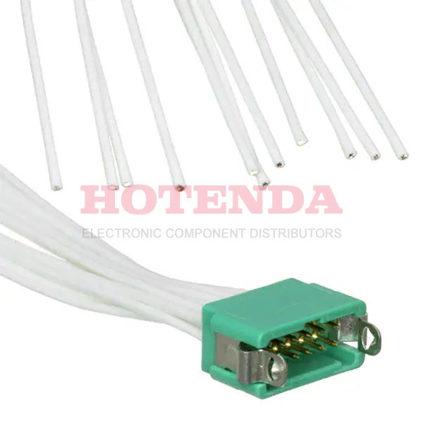 G125-MC11205L4-0150L - Ribbon Cables / IDC Cables 1.25MM M/L CA 2X6 150MM 26AWG