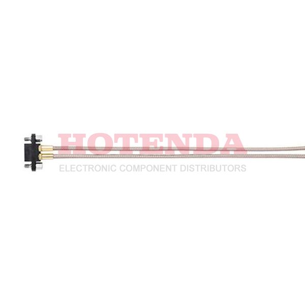 M80-FC305F1-02-0300L - CBL ASS RG178 FMALE 300MM 2POS
