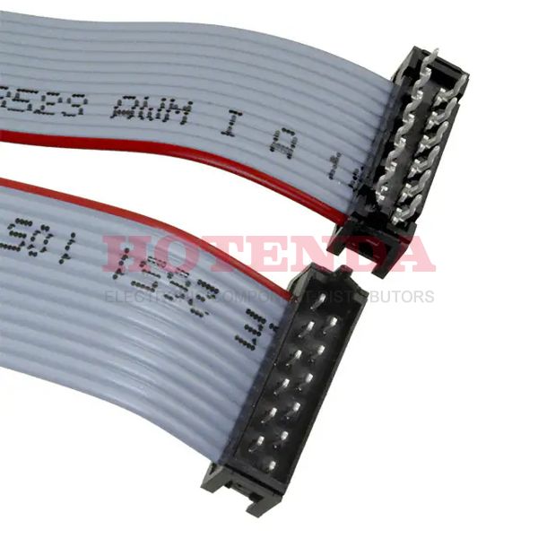 2205116-2 - TE CONNECTIVITY 2205116-2 Ribbon Cable, Micro-Match Plug, Micro-Match Board Connector, 12 Ways, 5.91 ", 150 mm, 1.27 mm