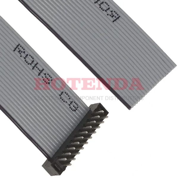 TCMD-10-S-06.00-01 - CABLE ASSEM 2MM 20POS SGL END 6"