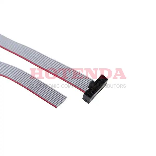 FFSD-05-S-10.00-01-N - SAMTEC FFSD-05-S-10.00-01-N Ribbon Cable, IDC Receptacle, Free / Stripped End, 10 Ways, 10 ", 254 mm, 1.27 mm