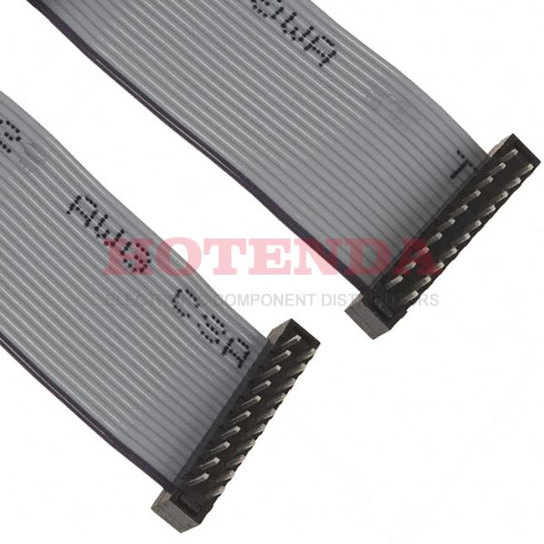 TCMD-10-D-06.00-01 - CABLE ASSEM 2MM 20POS M-M 6"