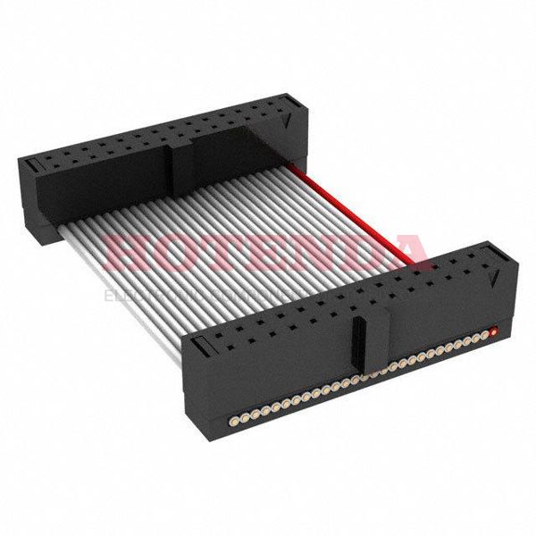 FFSD-14-D-48.00-01-N - Cable Assembly Flat Ribbon 1.219m 30AWG 28 POS IDC Connector to 28 POS IDC Connector F-F IDT-IDT Bulk