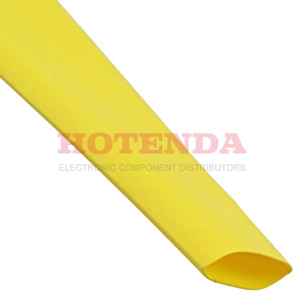 VERSAFIT-3/8-4-FSP - Heat Shrink Tubing ST Polyolefin Yellow Thin Flat Spooled