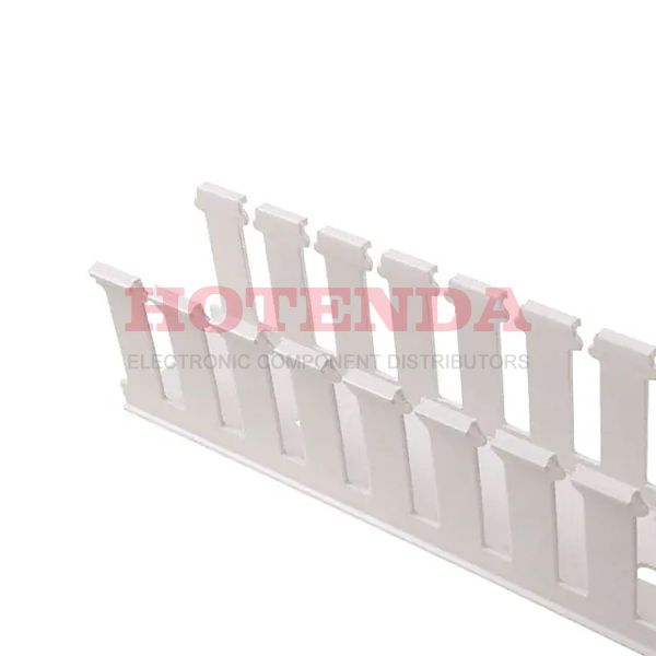 NE2.5X3WH6 - WIRE DUCT SLOTTED SCREW WHITE 6'