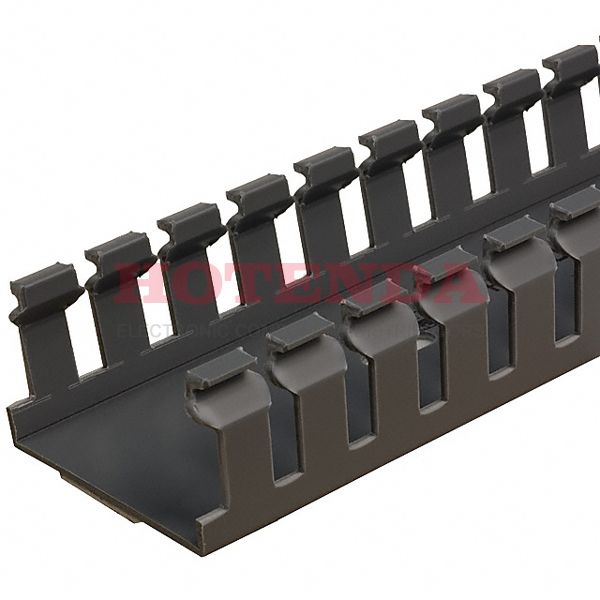 F1.5X1LG6-A - WIRE DUCT SLOTTED ADH SCRW GY 6'