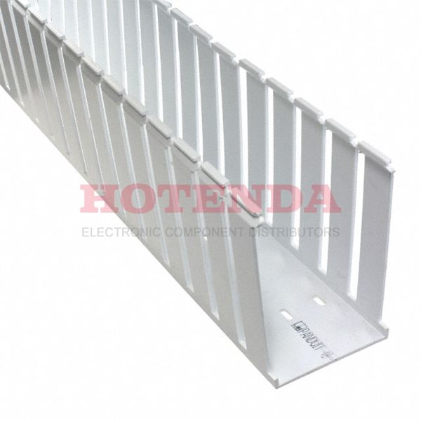 G3X5WH6-A - Cable Accessories Wide Slot Wiring Duct Polyvinyl Chloride White