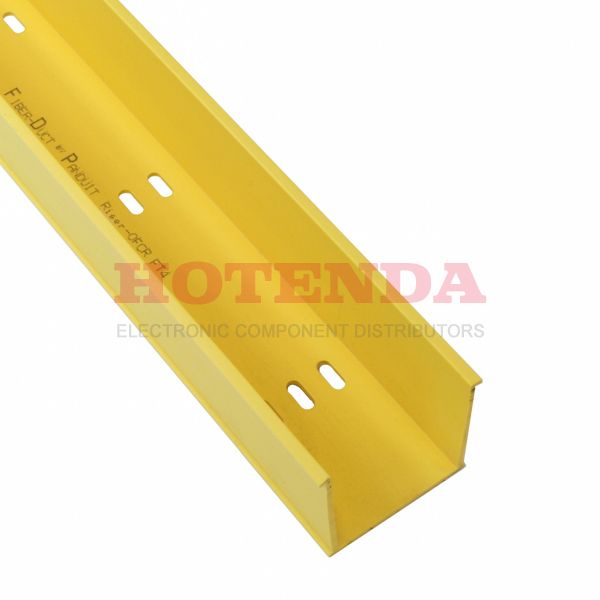 S2X2YL6 - WIRE DUCT SOLID BASE RIVET 6'