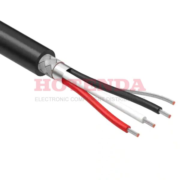 30-01017 - CBL 3CON 22AWG SHLD BLK 153M