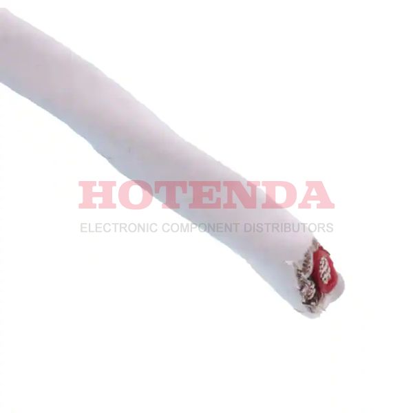 M1233 WH002 - CABLE 3COND 20AWG WHT SHLD 500'