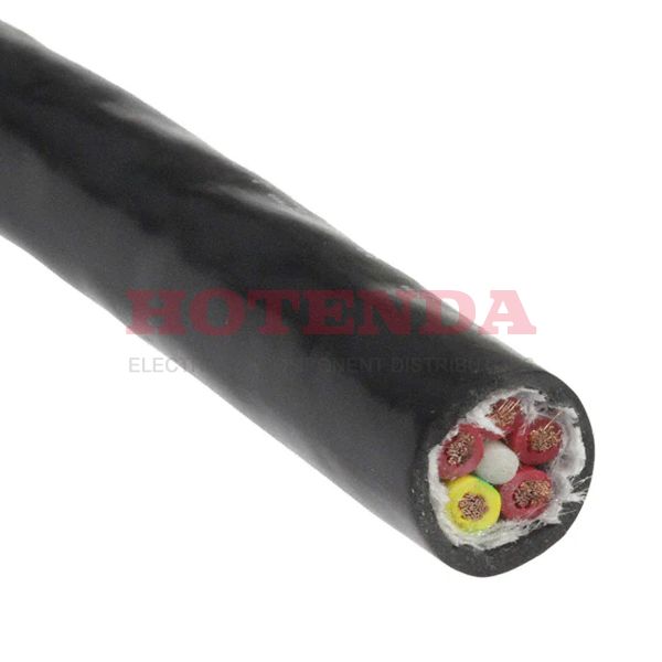 85805 BK002 - CABLE 5COND 18AWG BLACK 500'