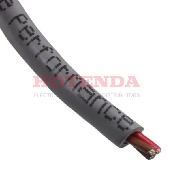 M38903 SL005 - CABLE 3COND 24AWG SLATE 100'