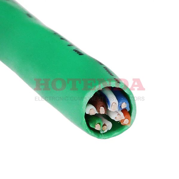 7133806 - CABLE CAT6 8COND 23AWG GRN 1000'
