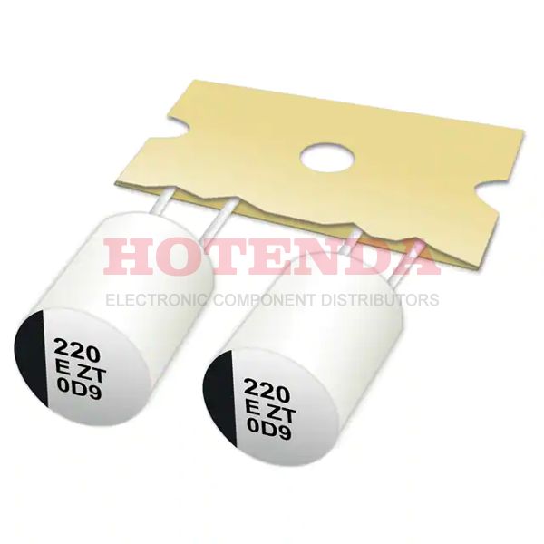 EEH-AZT1V151B - 150µF 20% Radial, Can Tape and Box 22mOhm ZT-A Through Hole Polymer Hybrid Automotive