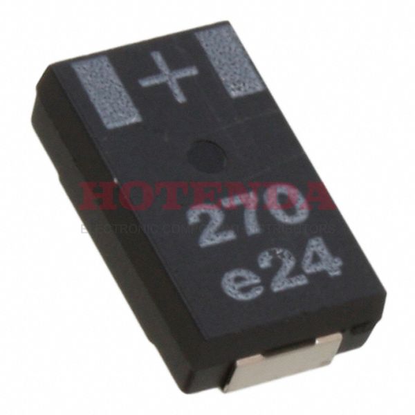 2.5SWZ270MR09 - 270μF ±20% 2917 (7343 Metric) 0.075 1.90mm Cut Tape (CT) 9mOhm PC-CON, SWZ Surface Mount Polymer General Purpose