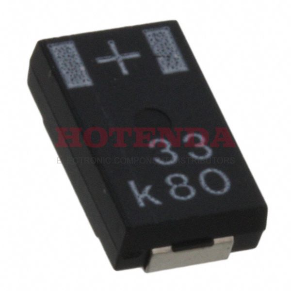 8SXB33M - 33μF ±20% 2917 (7343 Metric) 0.075 1.90mm Cut Tape (CT) 18mOhm PC-CON, SXB Surface Mount Polymer General Purpose