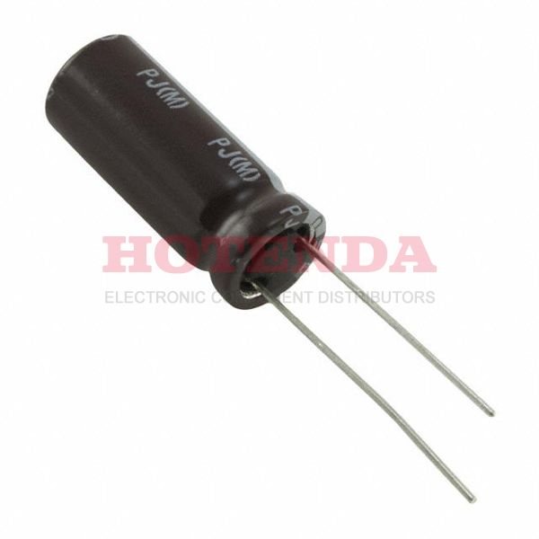 UPJ1H100MDD1TA - UPJ 10μF Capacitor ±20% Tape &amp; Box (TB) Through Hole 57mA 0.197Dia 5.00mm -55°C~105°C Polar 2.0066mm Radial, Can