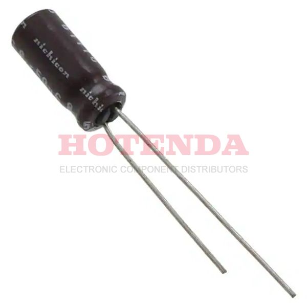 UPM1E390MDD - UPM 39μF Capacitor ±20% Bulk Through Hole 100mA 0.197Dia 5.00mm -55°C~105°C Polar 2mm Radial, Can