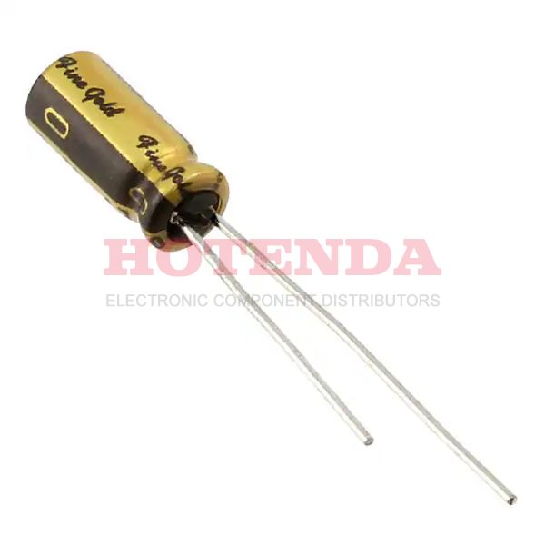 UFG1H3R3MDM - UFG 3.3μF Capacitor ±20% Bulk Through Hole 22mA 0.197Dia 5.00mm -40°C~85°C Polar 2mm Radial, Can
