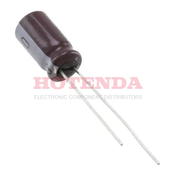 UPS1E101MED1TA - UPS 100μF Capacitor ±20% Tape &amp; Box (TB) Through Hole 125mA 0.248Dia 6.30mm -55°C~105°C Polar 2.4892mm Radial, Can