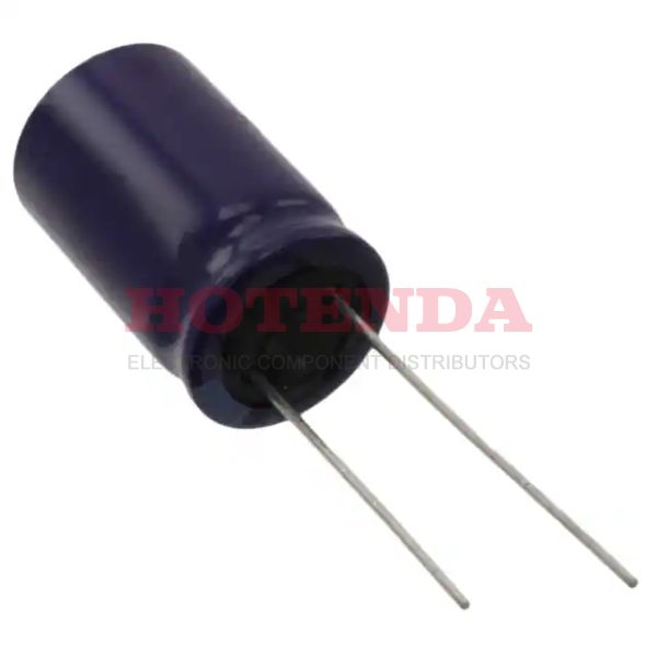 ECA-2DM101B - M 100μF Capacitor ±20% Tape &amp; Box (TB) Through Hole 475mA 0.630Dia 16.00mm -25°C~85°C Polar 7.5mm Radial, Can