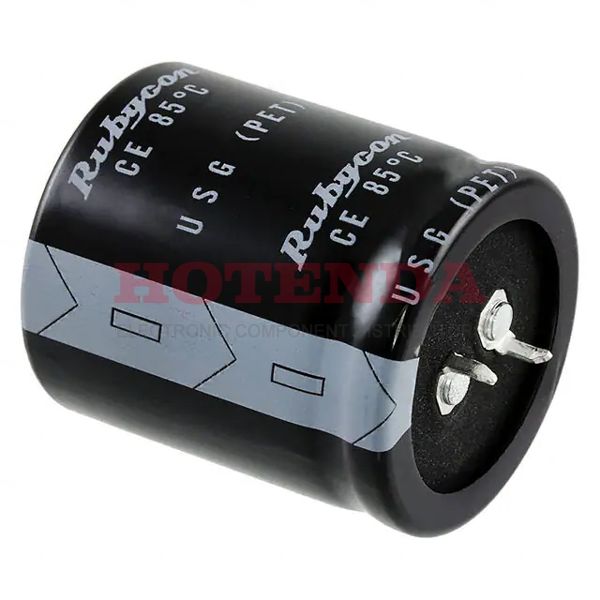 420USC390MEFCSN30X40 - USC 390μF Capacitor ±20% Bulk Through Hole 2.22A 1.181Dia 30.00mm -25°C~85°C Polar 10.0076mm Radial, Can - Snap-In