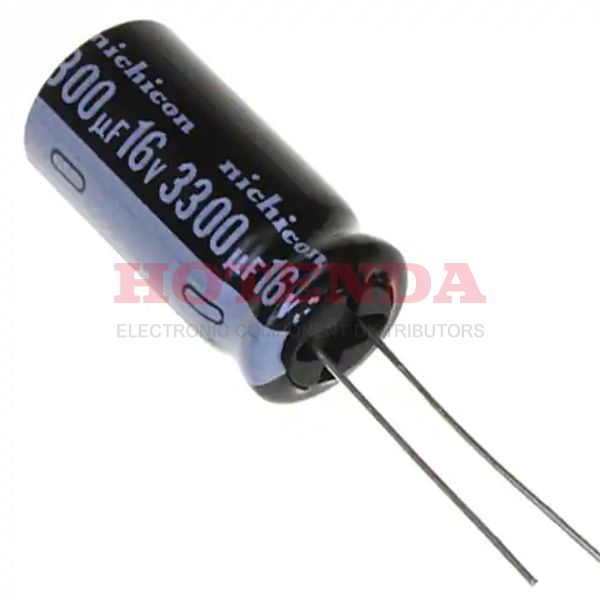 UVZ1C332MHD - Capacitor; Aluminum Electrolytic; Cap 3300uF 20% Radial 12.5X25 LS 5mm
